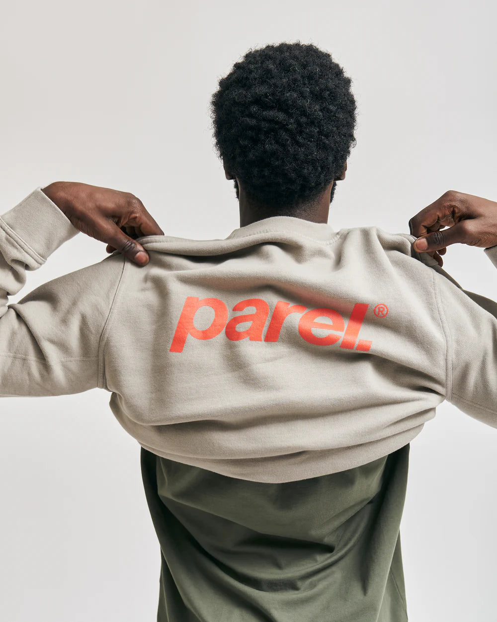 BP® Oversized Crewneck – Sand